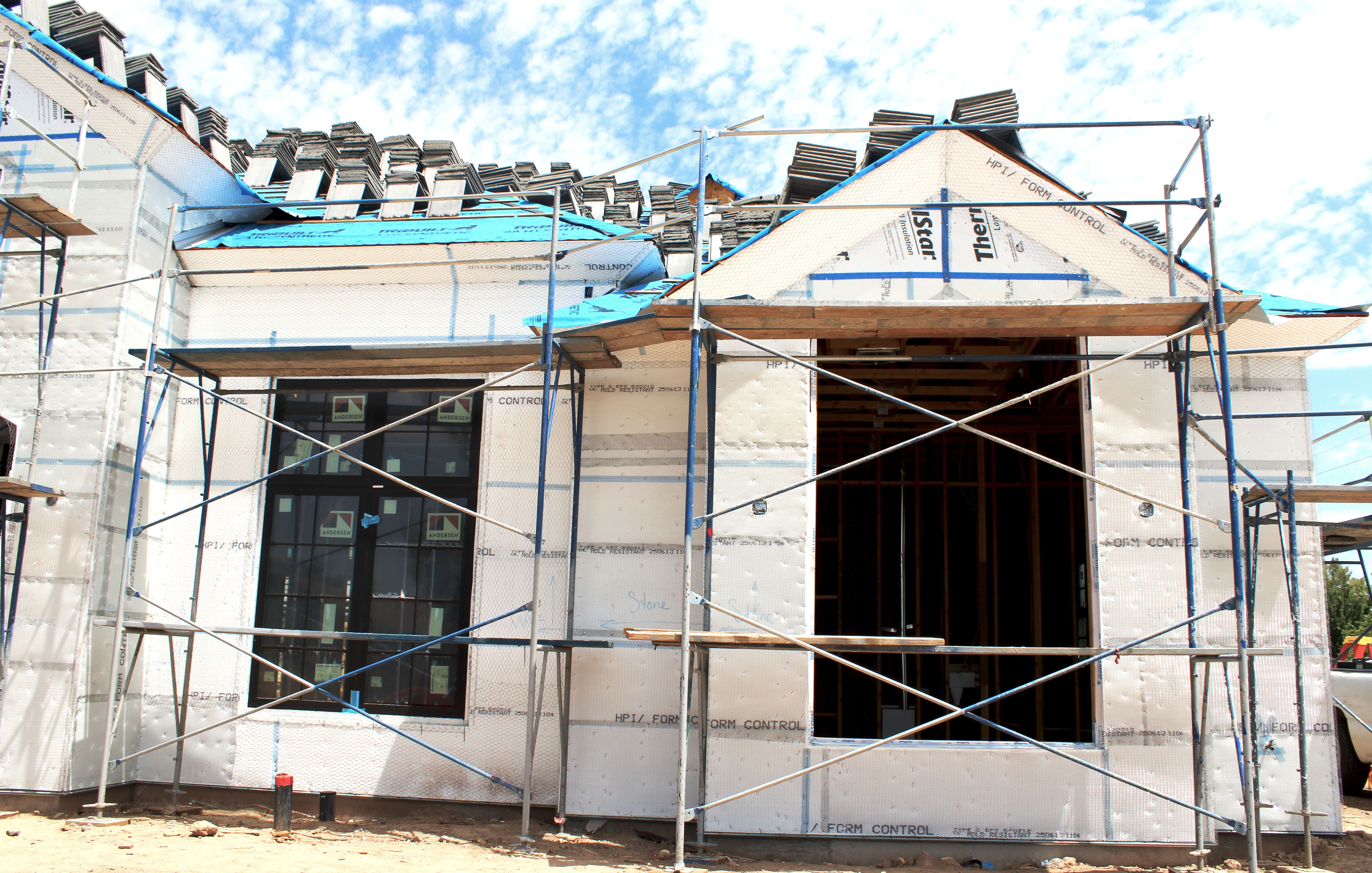 Casita under construction